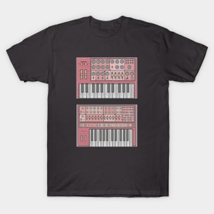 Red Classic Synthesizer T-Shirt